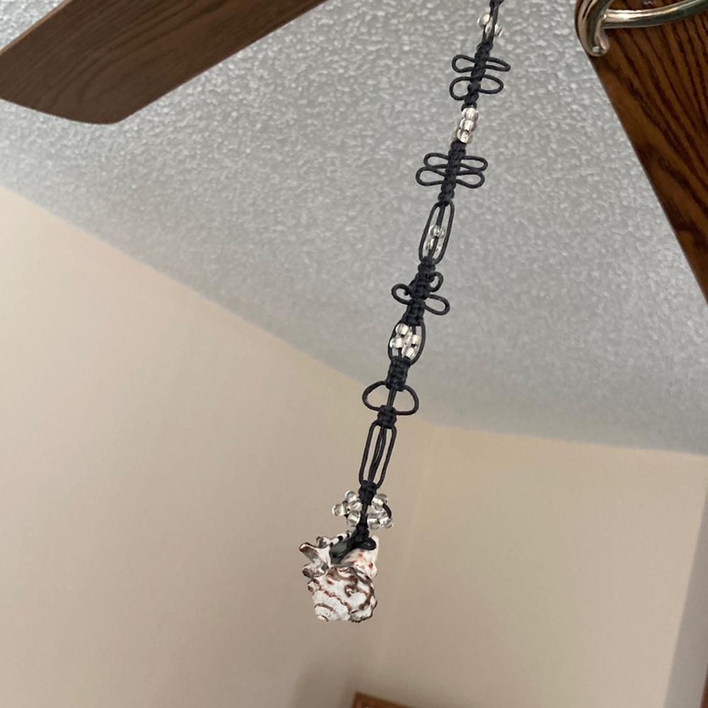 Ceiling fan pulls black